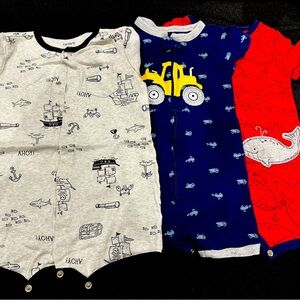 Carters 3 pack bodysuits 18m